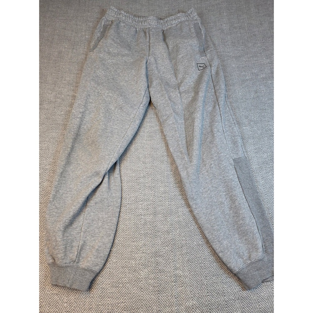 Puma Mens Heather Grey Joggers Sweatpants 689268-02 Size Medium Activewear
